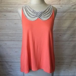 Anthropologie Leifnotes scalloped Rope Top XS